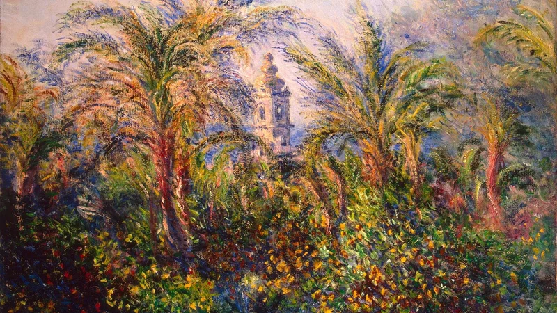 Garden at Bordighera, Impression of Morning