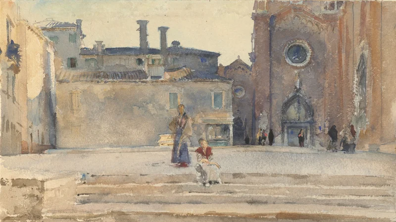 John Singer Sargent — Campo dei Frari, Venice