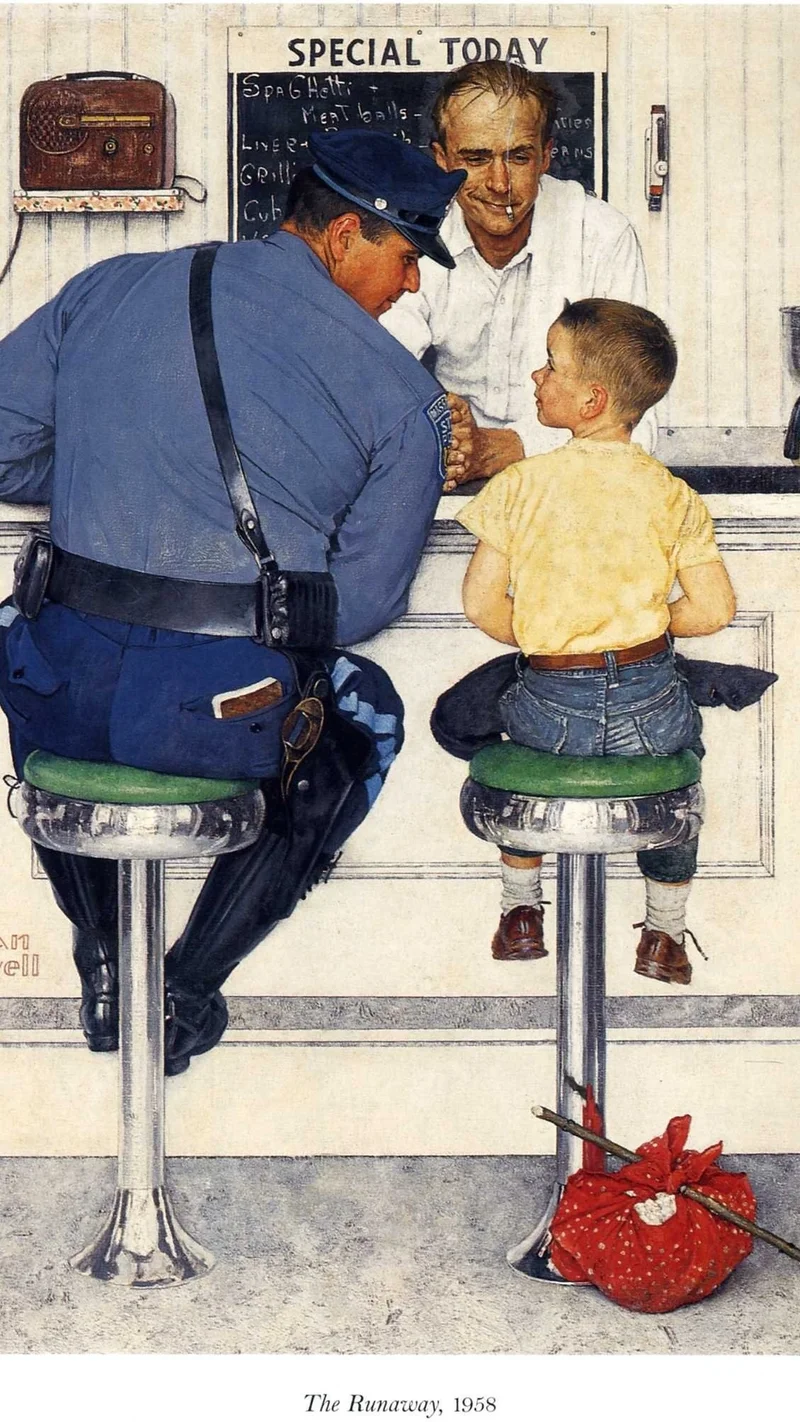 Norman Rockwell — The Runaway