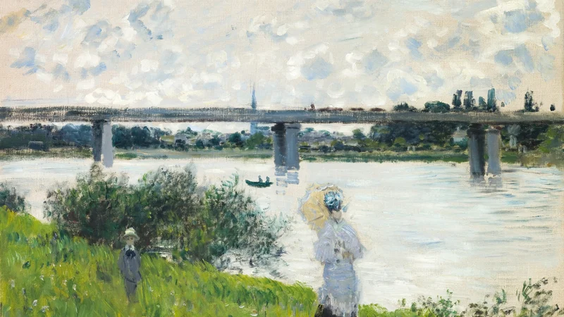 The Promenade with the Railroad Bridge, Argenteuil