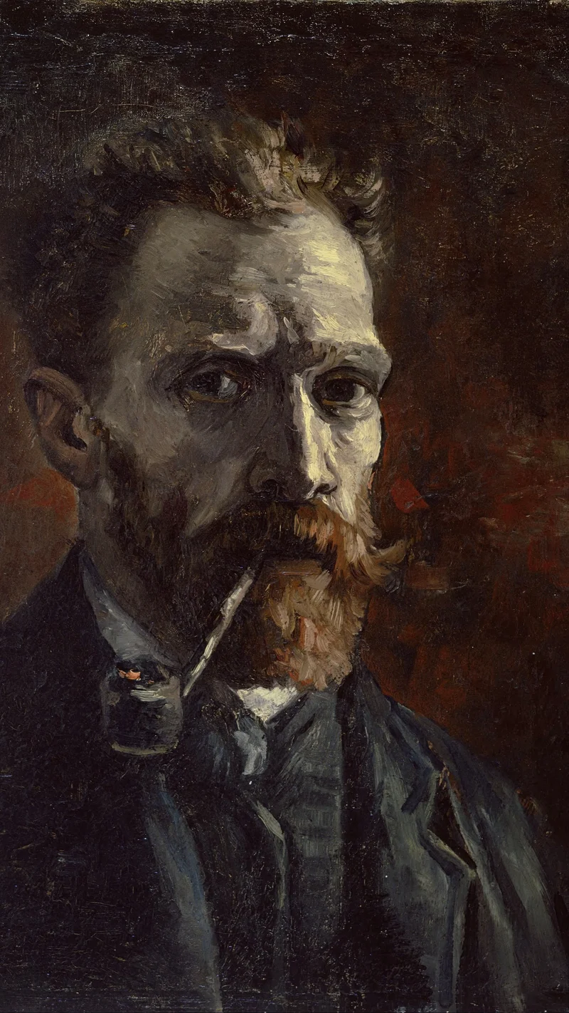 Vincent van Gogh — Self-Portrait with Pipe