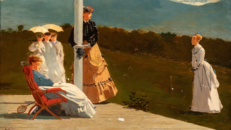 Winslow Homer — Croquet Match