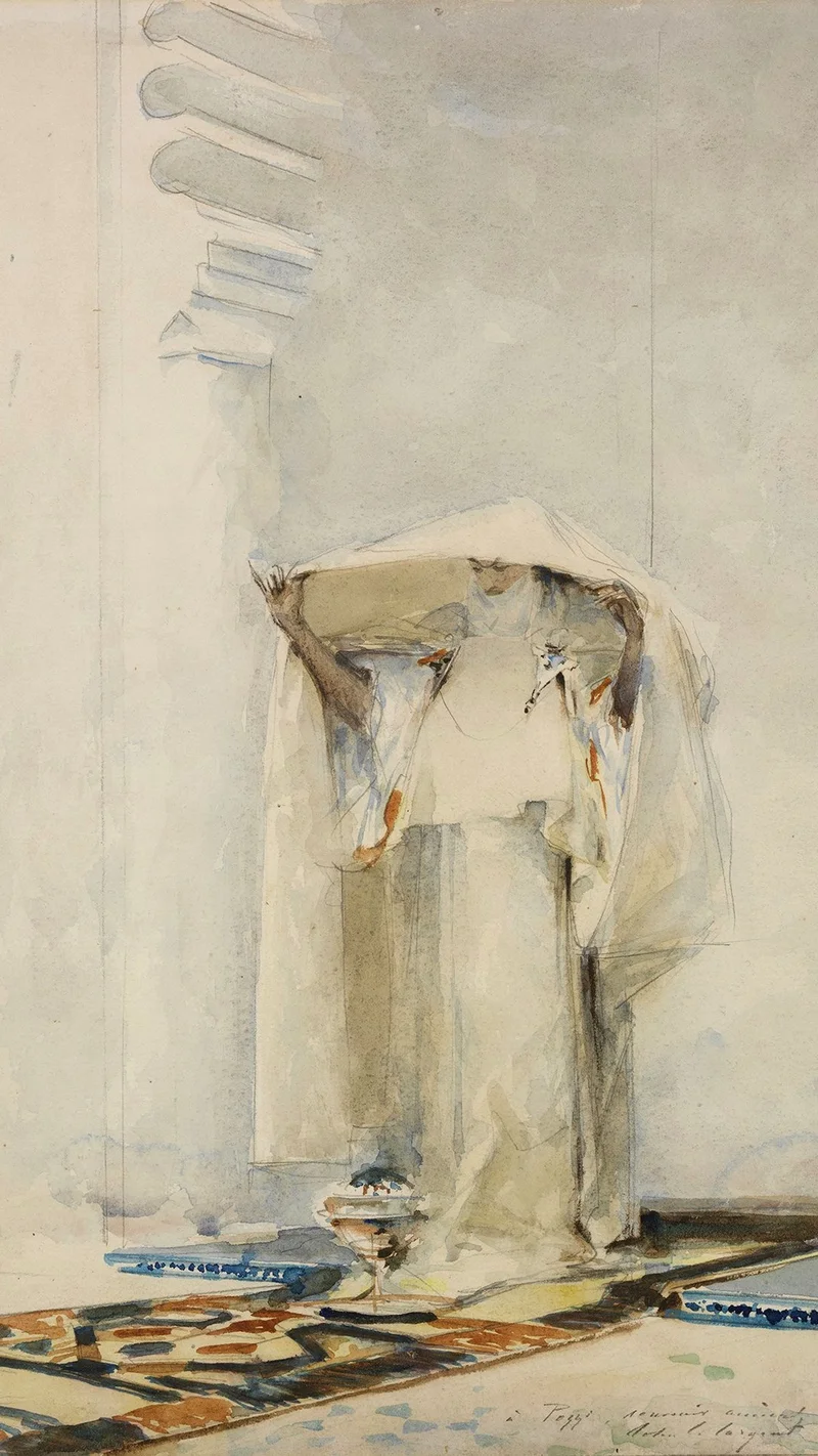 John Singer Sargent — Incensing the Veil