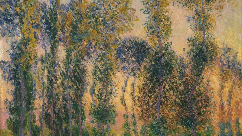 Poplars at Giverny, Sunrise