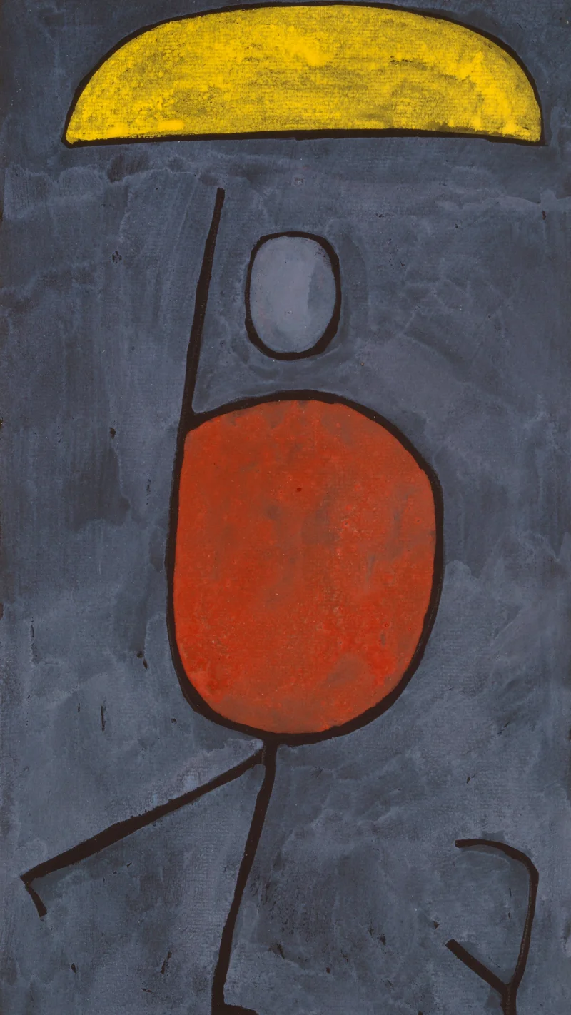 Paul Klee — With an Umbrella