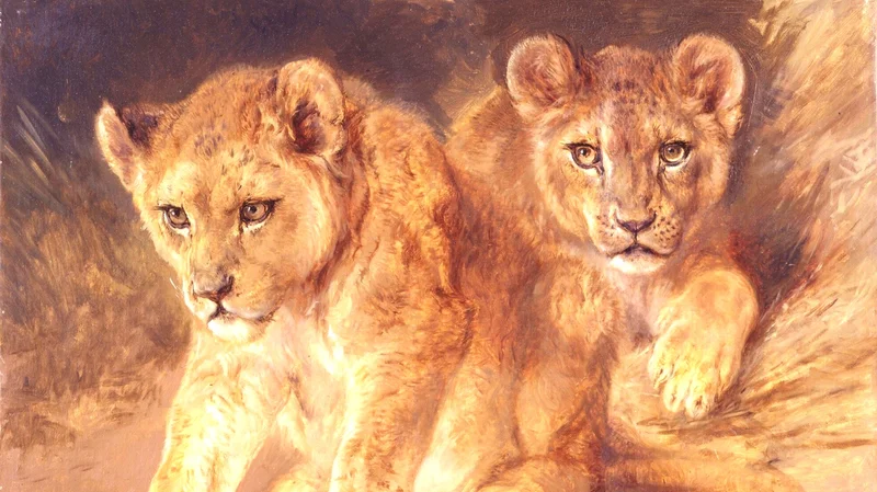 Rosa Bonheur — Lion cubs
