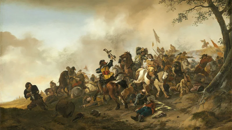 Philips Wouwerman — Battle Scene