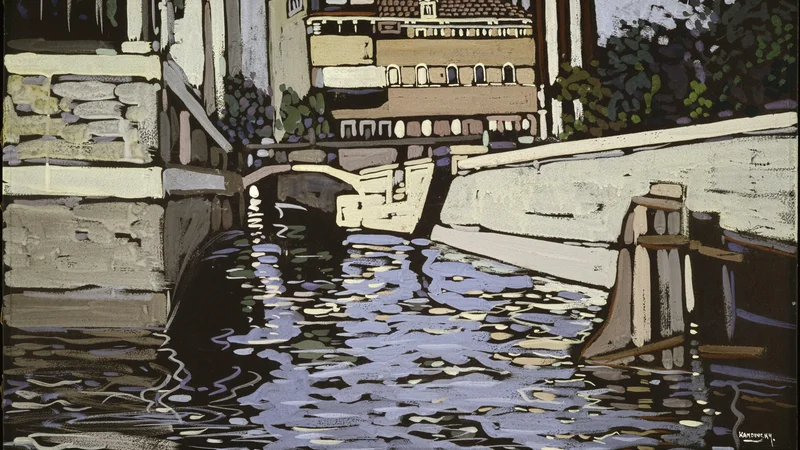 Wassily Kandinsky — Memory of Venice 3 (Canal)