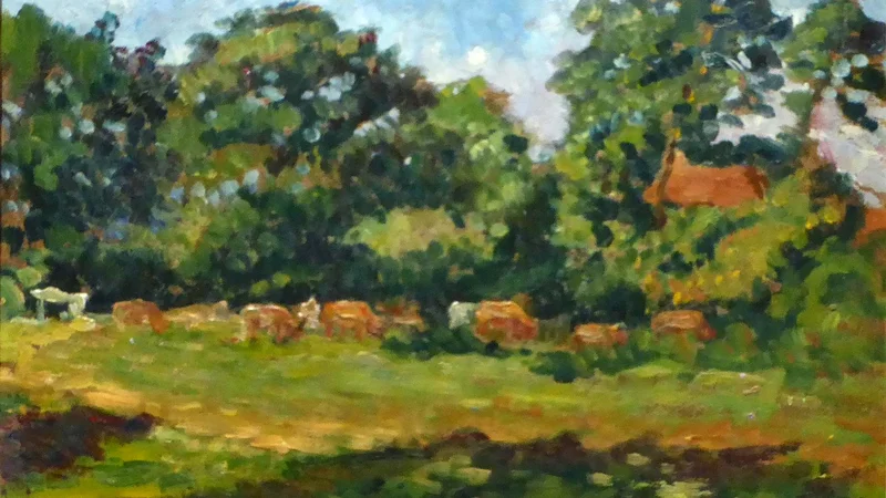 Alfred William Finch — Un paysage anglais
