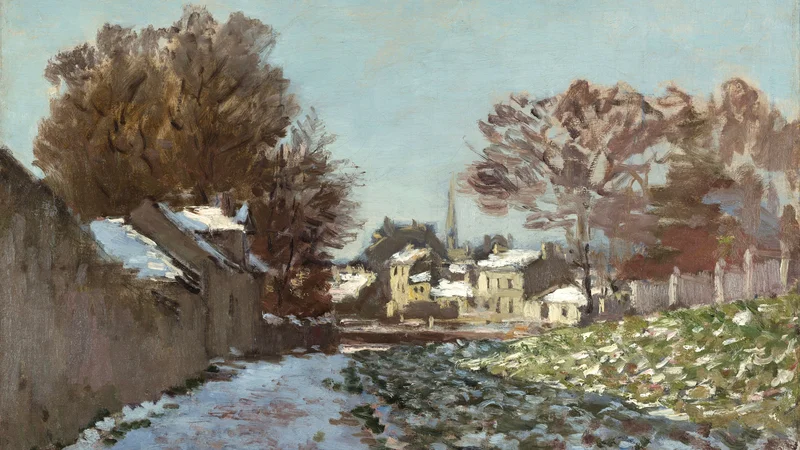 Claude Monet — Snow Effect at Argenteuil