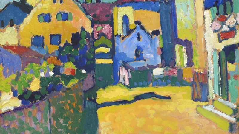 Wassily Kandinsky — Murnau – Grüngasse