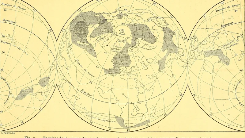 Société géologique de France — Sketch of Cambrian Geography