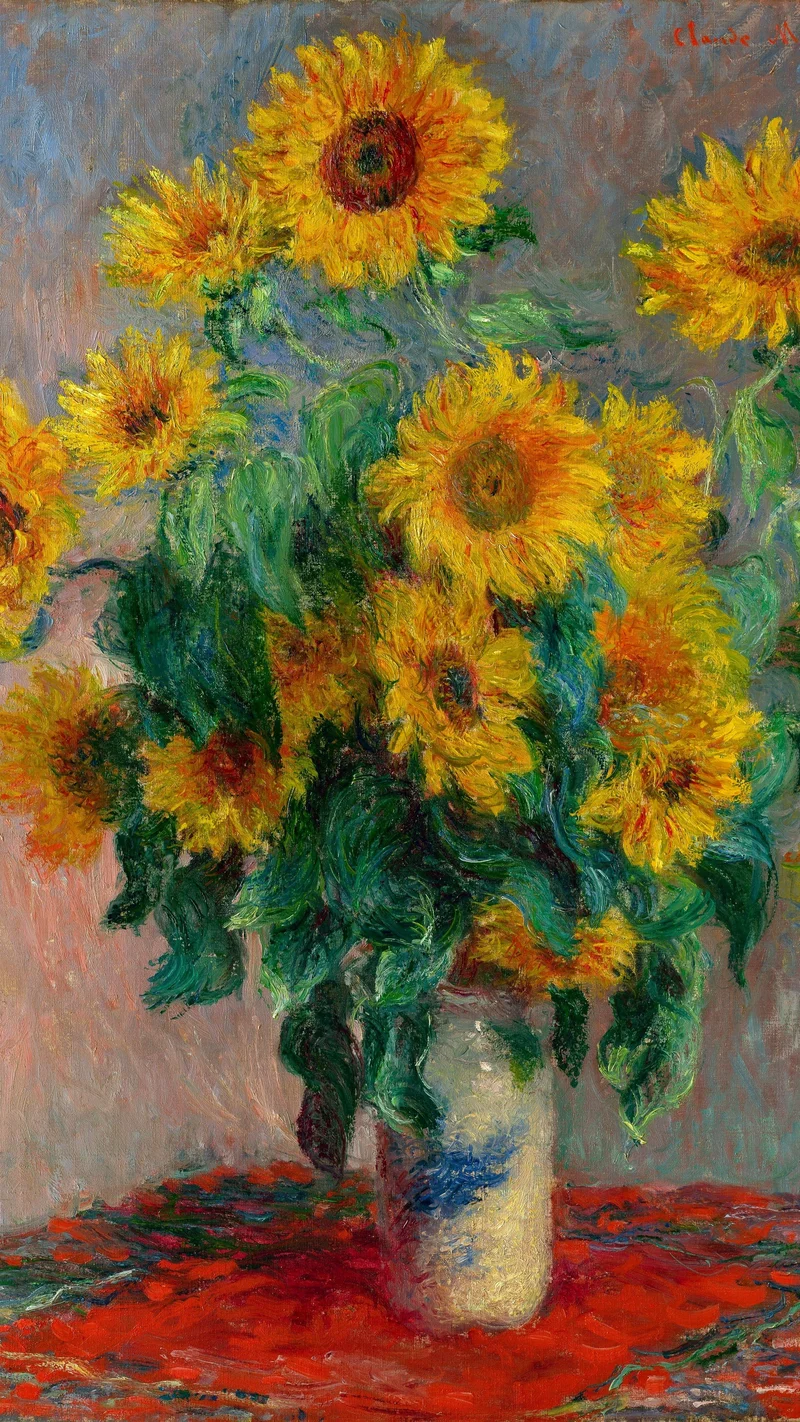 Claude Monet — Bouquet of Sunflowers