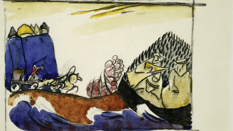 Wassily Kandinsky — Study for Painting with Troika