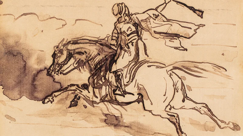 Featured artwork by Alfred Dehodencq