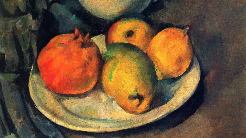 Paul Cezanne — Still Life with Pomegranate and Pears