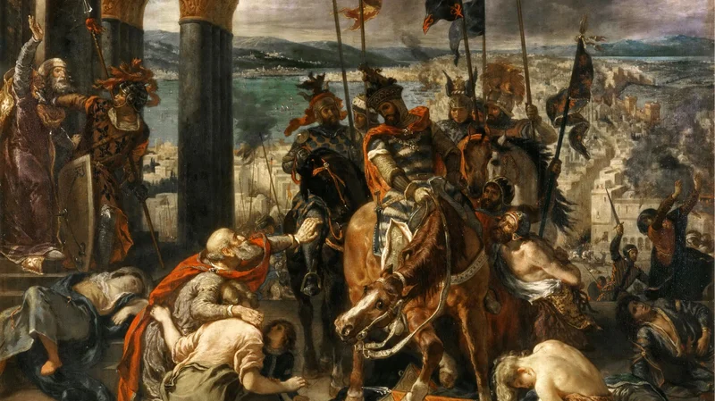 Eugène Delacroix — Entry of the Crusaders in Constantinople