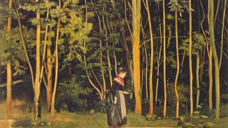 Ferdinand Hodler — Walking at the Forest Edge