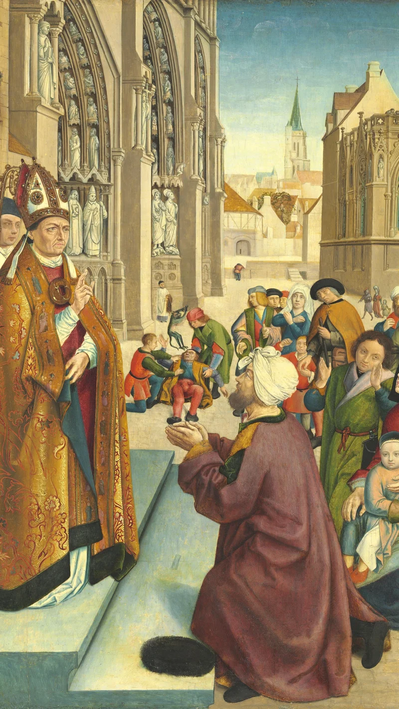 Master of Saint Giles — Episodes from the Life of a Bishop Saint