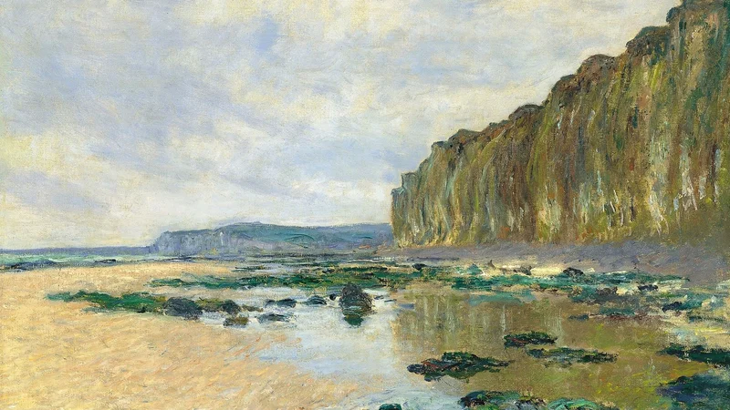 Claude Monet — Low Tide at Varengeville