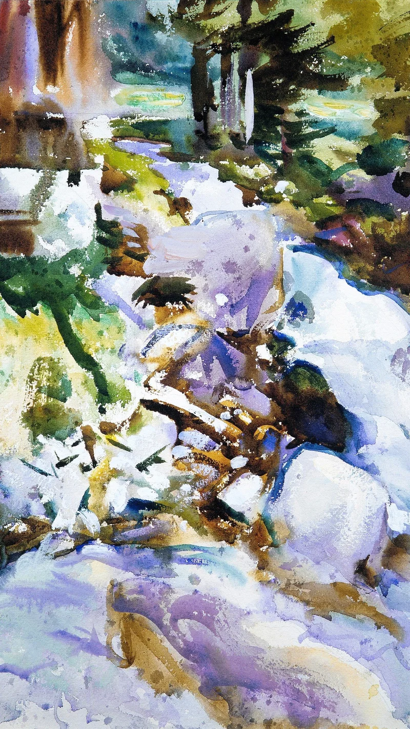 John Singer Sargent — Rushing Brook
