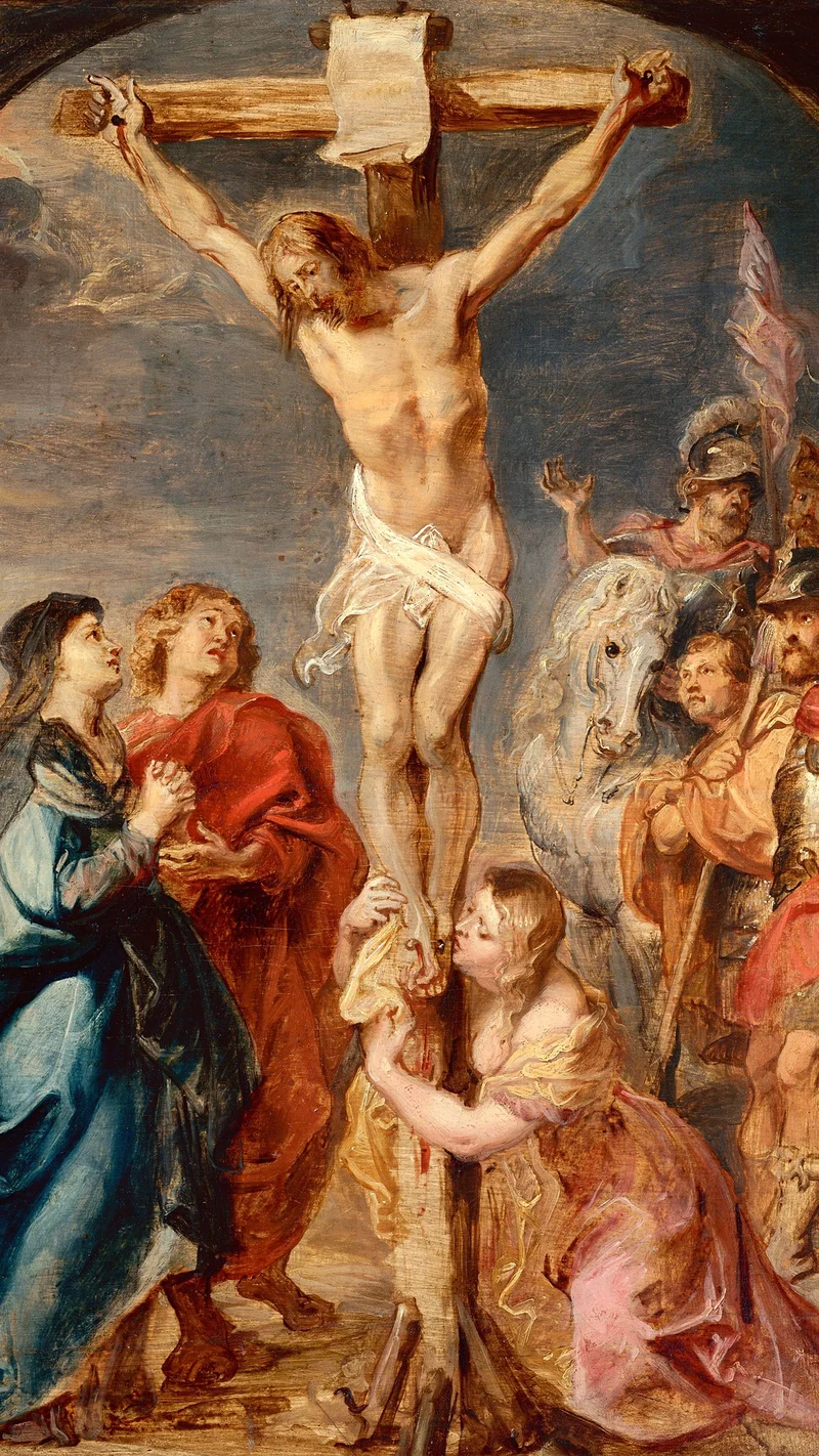 Peter Paul Rubens — Christus am Kreuz mit Maria, Maria Magdalena und dem heiligen Johannes