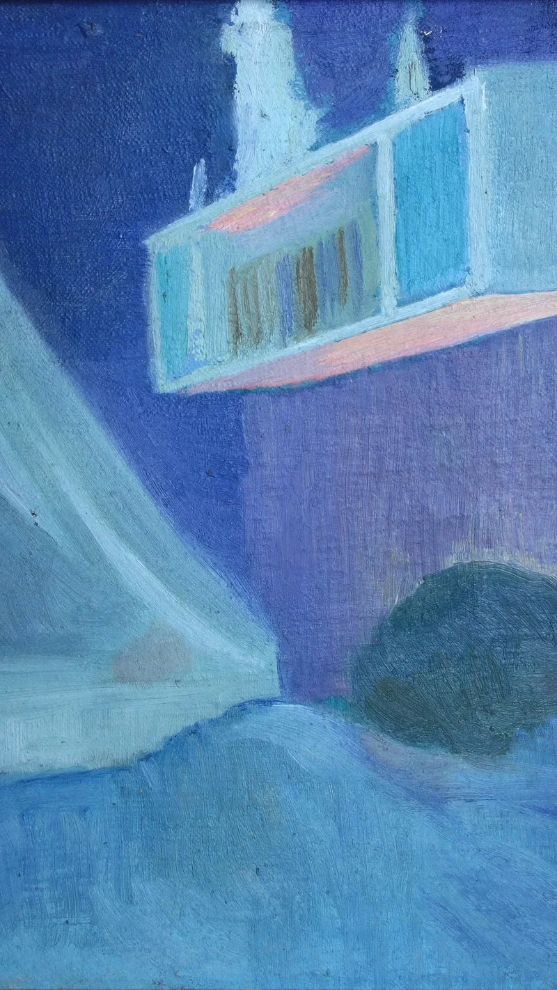 Maurice Denis — Geometric Blue Abstraction