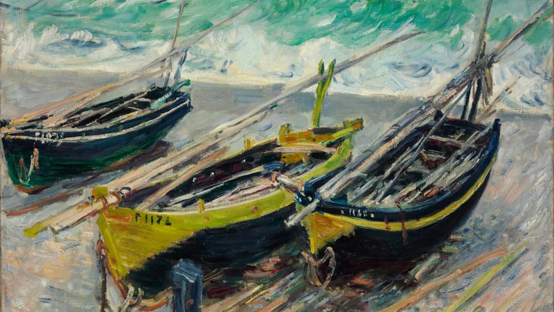 Trois bateaux de pêche