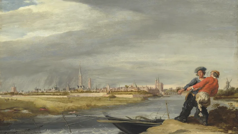 Jacob van Ruisdael — View of Haarlem with Bleaching Grounds