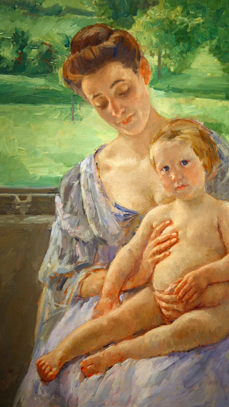 Laura Muntz Lyall — Mother and Child