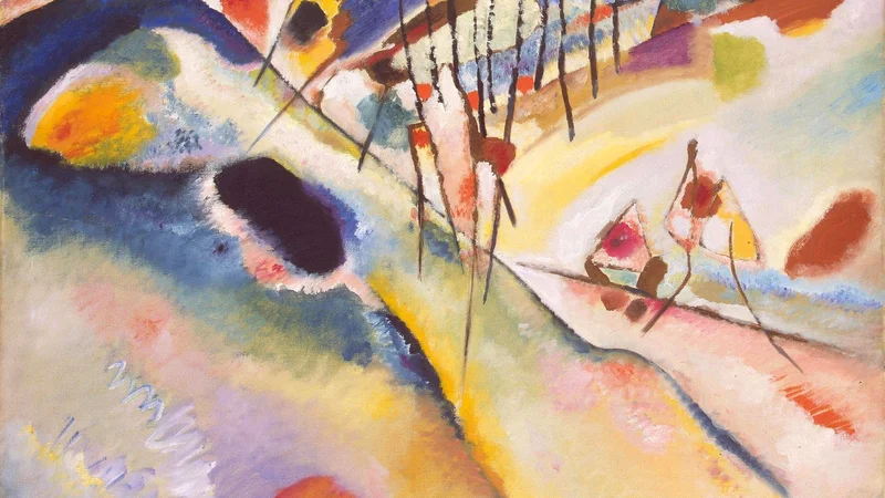 Wassily Kandinsky — Landscape with Red Spots