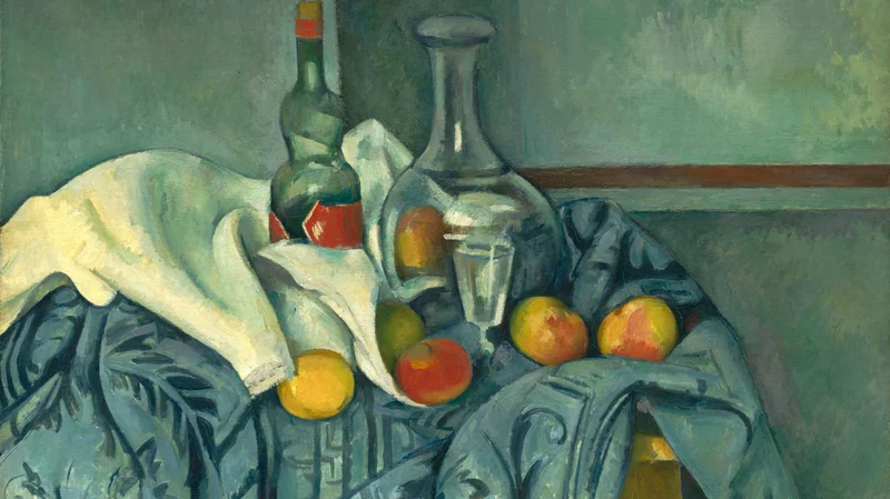Paul Cezanne — The Peppermint Bottle