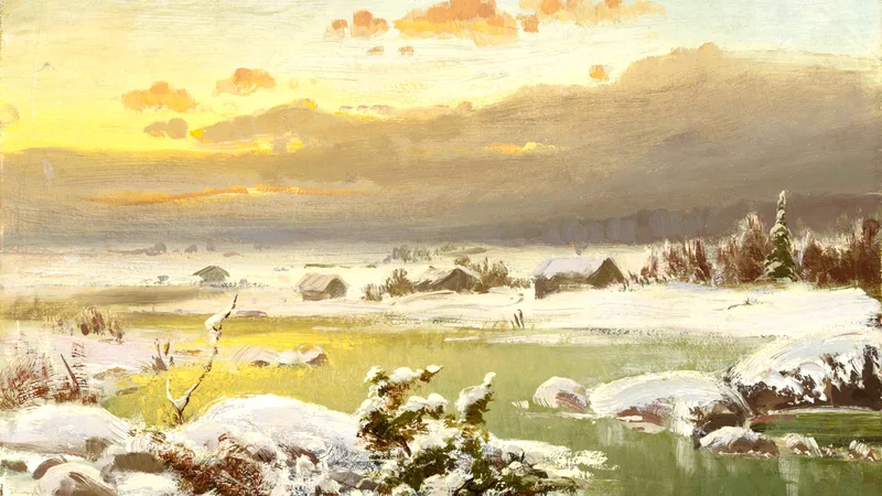 Fanny Churberg — Winter Landscape