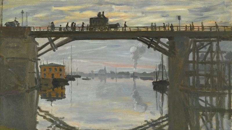 Claude Monet — The Highway Bridge under repair