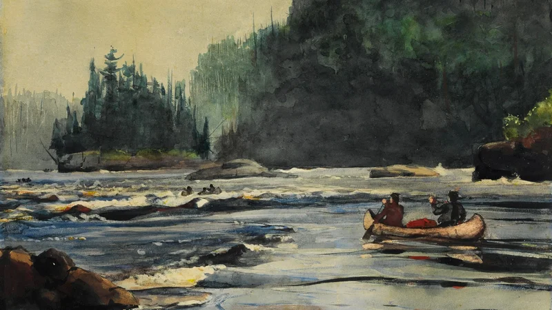 Winslow Homer — En los rápidos