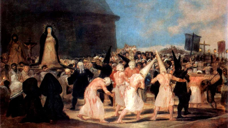 Francisco Goya — A Procession of Flagellants