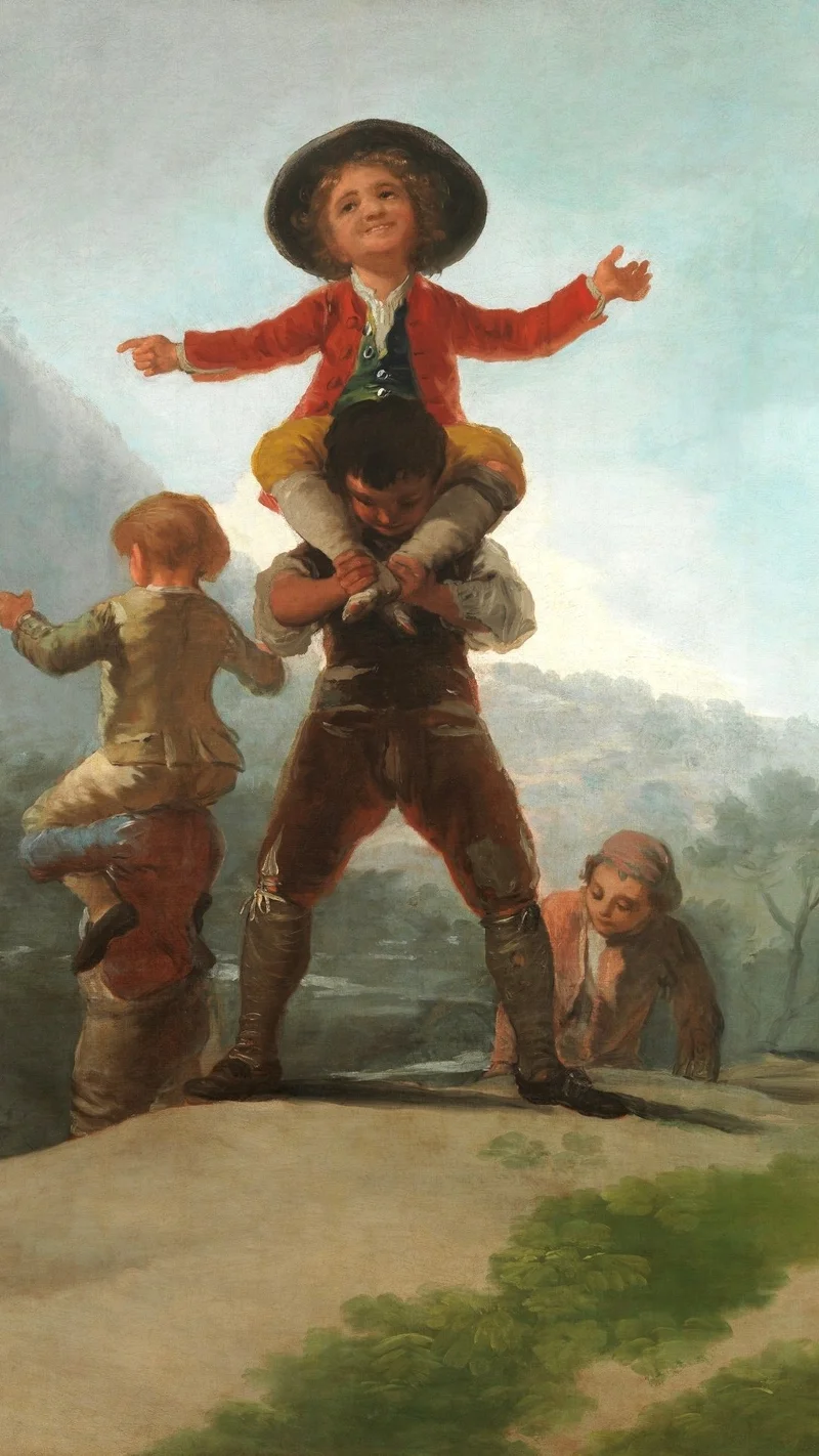 Francisco Goya — The Game of Horse and Rider