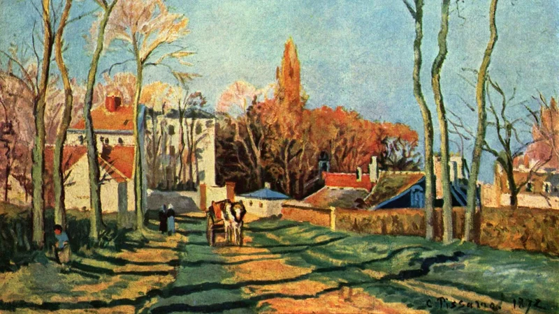 Camille Pissarro — Entrance to Voisins