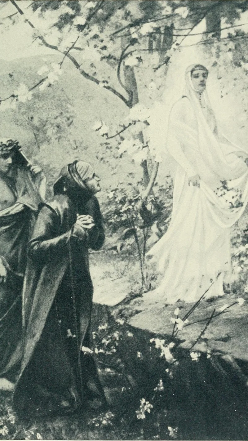 Albert Maignan — Dante meets Matelda