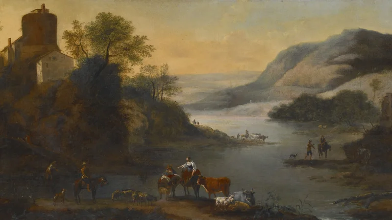 Robert Griffier — Landscape with Animals