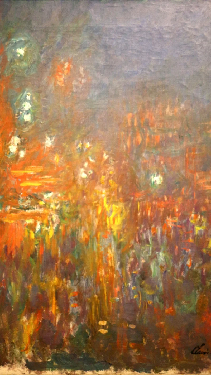 Claude Monet — Leicester Square, by night