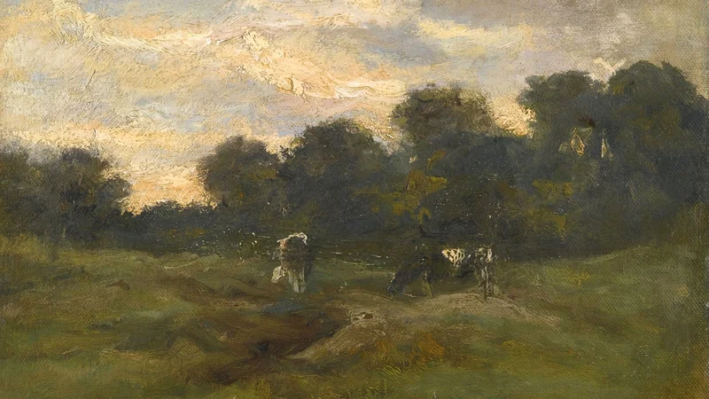 Vincent van Gogh — Cows in the Meadow