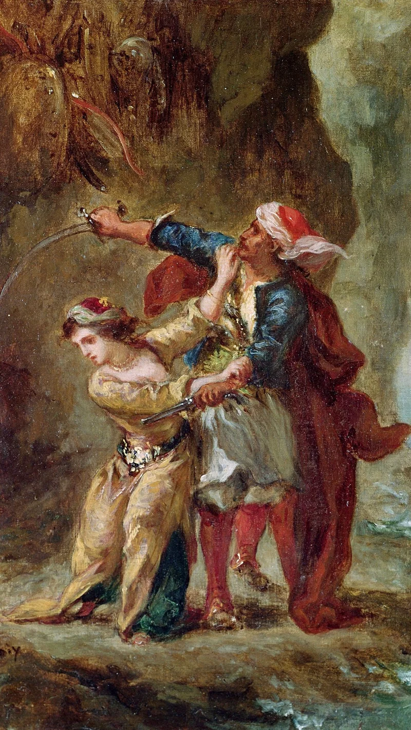 Eugène Delacroix — The Bride of Abydos