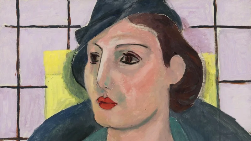 Henri Matisse — Titine Trovato in a Dress and Hat