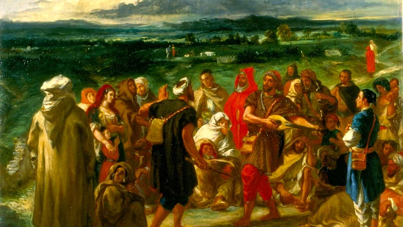 Eugène Delacroix — Arab Comedians or Jesters