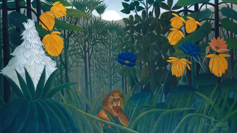 Henri Rousseau — Das Mahl des Löwen