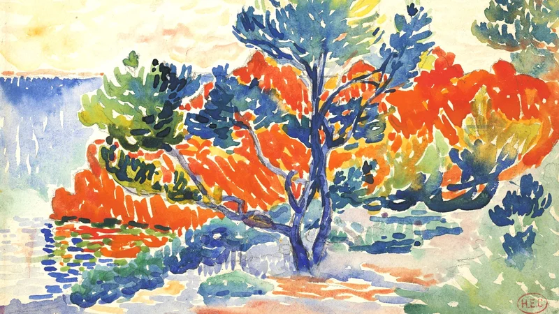 Henri-Edmond Cross — Les Roches rouges à Agay
