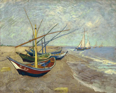 Barques aux Saintes-Maries