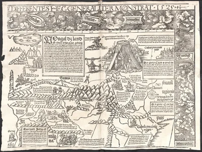 Carta Marina Universalis Fries 1525 1530 Hoja 04