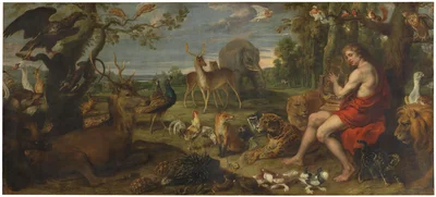 Orpheus Charming the Animals